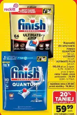 Carrefour Kapsułki do zmywarki Finish oferta