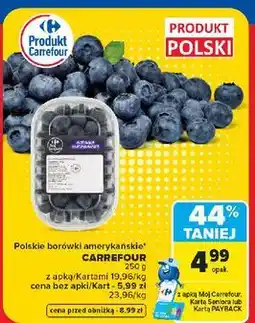 Carrefour Polskie borówki amerykańskie Carrefour oferta