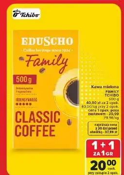 Carrefour Kawa mielona Tchibo Family oferta