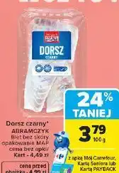 Carrefour Dorsz czarny filet bez skóry ABRAMCZYK oferta