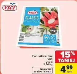 Carrefour Paluszki surimi VICI Classic oferta