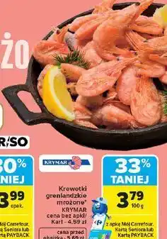 Carrefour Krewetki grenlandzkie mrożone KRYMAR oferta