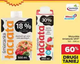 Carrefour Śmietanka UHT Łaciata Mlekpol oferta