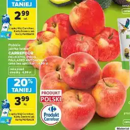 Carrefour Polskie jabłka letnie CARREFOUR DELIKATES, PIROS, PAULAREND oferta