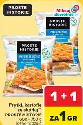 Carrefour Frytki, kartofle ze skórką Proste Historie oferta