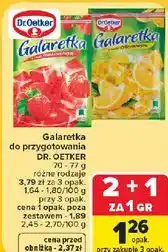 Carrefour Galaretka do przygotowania Dr. Oetker oferta