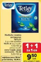 Carrefour Herbata czarna Intensive Tetley oferta