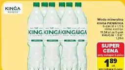 Carrefour Woda mineralna Kinga Pienińska 6-pak oferta