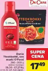 Carrefour Dania Tteokbokki, sos marki O'Food oferta