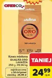 Carrefour Kawa mielona Qualità Oro Lavazza oferta