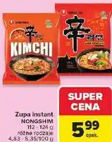 Carrefour Zupa instant NONGSHIM oferta