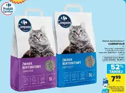 Carrefour Żwirek bentonitowy Companino Carrefour oferta