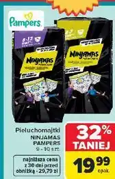 Carrefour Pieluchomajtki Ninjamas Pampers oferta