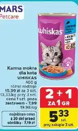 Carrefour Karma mokra dla kota WHISKAS oferta