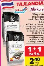 Carrefour Wszystkie chipsy nori marki Sen Soy oferta