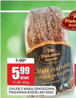 Bingo Chleb z mąką orkiszową Piekarnia Kozielski oferta