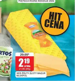 Bingo Ser żółty Złoty Mazur Mlekpol oferta