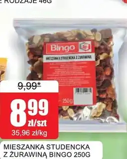 Bingo Mieszanka studencka z żurawiną Bingo oferta