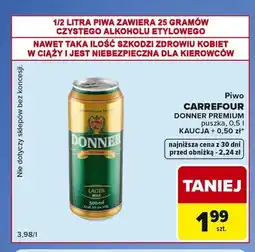 Carrefour Express Piwo Carrefour Donner Premium oferta