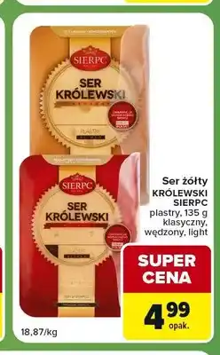 Carrefour Express Ser żółty Królewski Sierpc light oferta