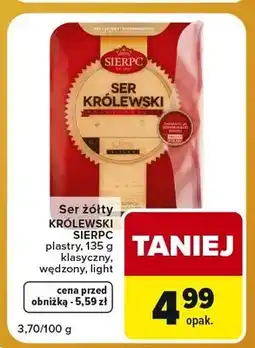 Carrefour Express Ser żółty Królewski light Sierpc oferta