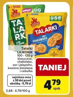Carrefour Express Talarki kwaśna śmietana i cebulka Lajkonik oferta