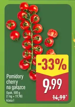 ALDI Pomidory cherry na gałązce oferta