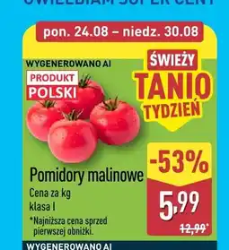 ALDI Pomidory malinowe oferta