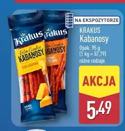 ALDI Kabanosy Krakus Ser Cheddar oferta