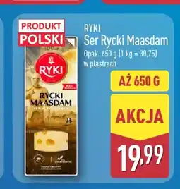 ALDI Ser Rycki Maasdam Ryki w plastrach oferta