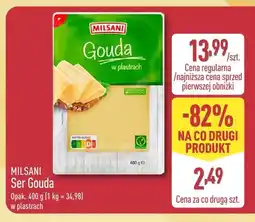ALDI Ser Gouda w plastrach Milsani oferta