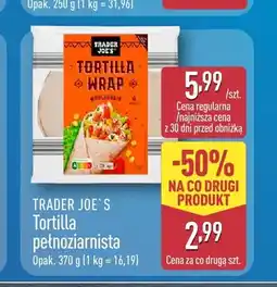 ALDI Tortilla pełnoziarnista Trader Joe's oferta