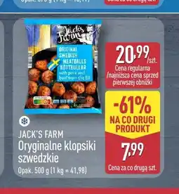 ALDI Oryginalne klopsiki szwedzkie Jack's Farm oferta