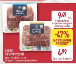 ALDI Salami włoskie Cucina Salame Milano oferta