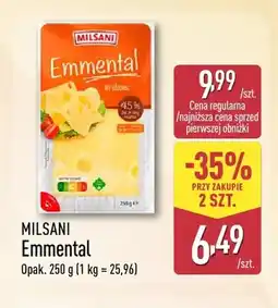 ALDI Ser Emmental w plastrach Milsani oferta