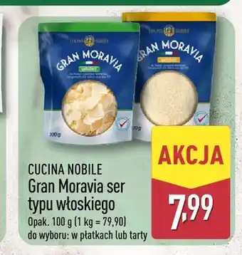 ALDI Gran Moravia ser typu włoskiego w płatkach CUCINA NOBILE oferta