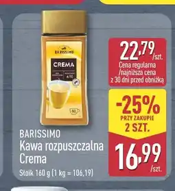 ALDI Kawa rozpuszczalna Barissimo Crema oferta
