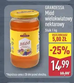 ALDI Miód wielokwiatowy nektarowy Grandessa oferta