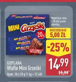 ALDI Wafle Mini Grześki 20-pak oferta