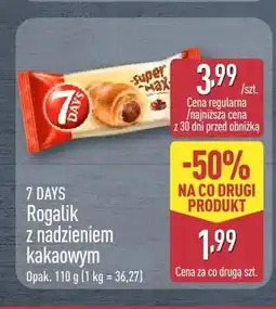 ALDI Rogalik z nadzieniem kakaowym 7 Days Super Max oferta