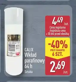 ALDI Wkład parafinowy Calix 64h oferta