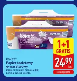 ALDI Papier toaletowy 4-warstwowy Kokett oferta