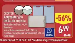 ALDI Antybakteryjna deska do krojenia Crofton oferta