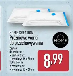 ALDI Próżniowe worki do przechowywania Home Creation oferta