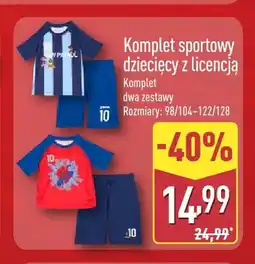 ALDI Komplet sportowy dziecięcy z licencją oferta