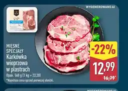 ALDI Karkówka wieprzowa w plastrach Mięsne Specjały oferta