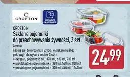 ALDI Szklane pojemniki do przechowywania żywności prostokątne Crofton 3-pak oferta