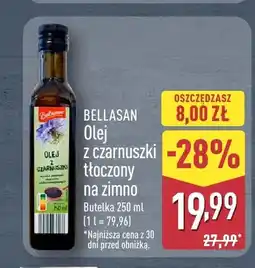 ALDI Olej z czarnuszki tłoczony na zimno Bellasan oferta