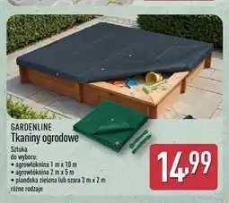 ALDI Tkaniny ogrodowe Gardenline oferta