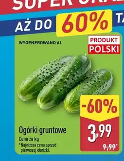 ALDI Ogórki gruntowe oferta
